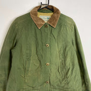 Green L.L Bean Padded Chore Field Jacket Small