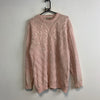 Vintage Pink Knitwear Sweater Men's Medium