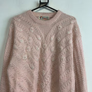 Vintage Pink Knitwear Sweater Men's Medium