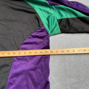 Vintage Black and Purple Puma Track Jacket Men's XL