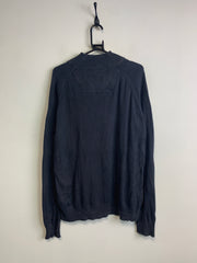 Navy Timberland 1/4 Zip-up Sweater Men's Large