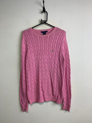 Pink Ralph Lauren Knitwear Jumper Women's Large