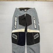 Black and Grey Shift Racing Motorcycle Pants W34