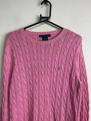 Pink Ralph Lauren Knitwear Jumper Women's Large