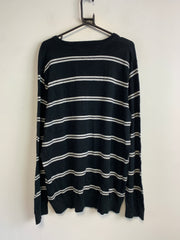 Black and White Tommy Hilfiger Jumper Women's XXL