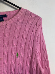 Pink Ralph Lauren Knitwear Jumper Women's Large