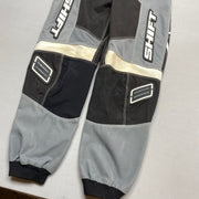 Black and Grey Shift Racing Motorcycle Pants W34