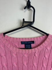 Pink Ralph Lauren Knitwear Jumper Women's Large