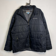 Black Columbia Puffer Jacket Mens XL