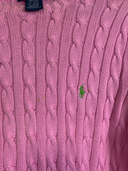 Pink Ralph Lauren Knitwear Jumper Women's Large