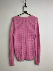 Pink Ralph Lauren Knitwear Jumper Women's Large