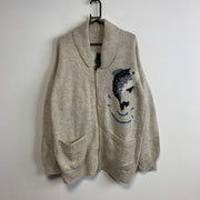 Grey Knitwear Sweater Men's Large