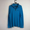 Blue Polo Ralph Lauren Quarter zip up Jumper Women's XL