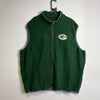 Green NFL Vintage Fleece Jacket 2XL Green Bay Packers