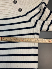 Cream Ralph Lauren Striped Knitwear Jumper Women's Small