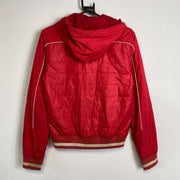 Red Nike Padded Jacket 2000s Small Womens