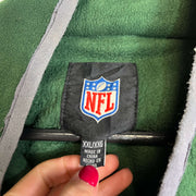 Green NFL Vintage Fleece Jacket 2XL Green Bay Packers
