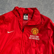 Red Nike Manchester United Windbreaker Youth's XL