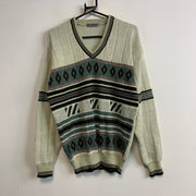 Green Knitwear Sweater Men's Small