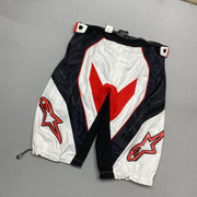 Black White Red Alpinestars Motorcycle Shorts W34