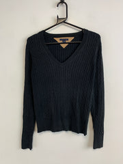 Black Tommy Hilfiger Cable knit Sweater Women's Medium