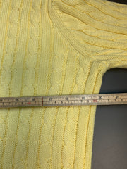 Yellow L.L. Bean Crew-neck Cardigan Women's Large