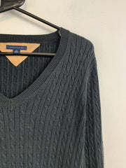 Black Tommy Hilfiger Cable knit Sweater Women's Medium