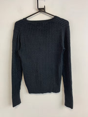 Black Tommy Hilfiger Cable knit Sweater Women's Medium