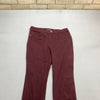 Maroon Lee Straight Leg Slim Jeans W34