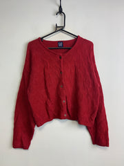 Red GAP V-neck Cardigan Women's Large