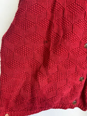 Red GAP V-neck Cardigan Women's Large