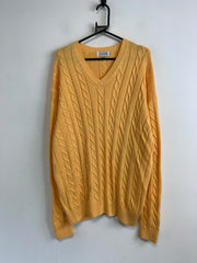 Yellow Knitwear Sweater Men's XL