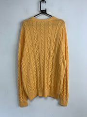 Yellow Knitwear Sweater Men's XL