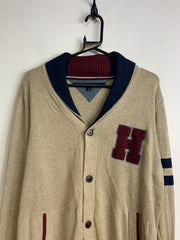 Khaki Tommy Hilfiger Cardigan Men's Large