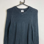 Grey Columbia Knit Jumper Sweater Mens Small