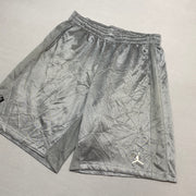 Silver Jordan Sport Shorts Men's Large