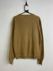 Khaki Lacoste V-neck Jumper Men's XL