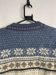 Multi-colour Knitwear Jumper Men's Small