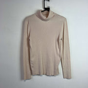 Pastel Pink Ralph Lauren Turtleneck Jumper Women's Medium