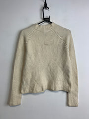 Beige Ralph Lauren Crew-neck Jumper Women's Large