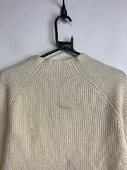 Beige Ralph Lauren Crew-neck Jumper Women's Large