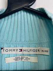 Light Blue Tommy Hilfiger Button-up Jumper Women's Medium