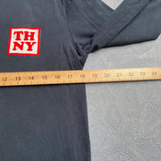 Grey Tommy Hilfiger Long Sleeve Shirt Medium
