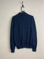 Navy Tommy Hilfiger 1/4 Zip-up Jumper Men's Medium