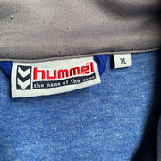 Black and Blue Hummel Track Jacket Men's XL