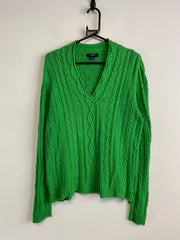 Green Ralph Lauren Knitwear Sweater Women's Large