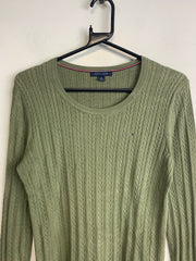 Green Tommy Hilfiger Knitwear Jumper Women's Medium