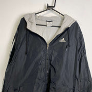 Vintage 90s Adidas Fleece Lined Bomber Jacket Mens XL