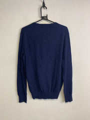 Navy Ralph Lauren V-neck Sweatshirt Men's Small