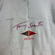 Vintage Baby Blue Tommy Sports Quarter Zip Fleece Medium